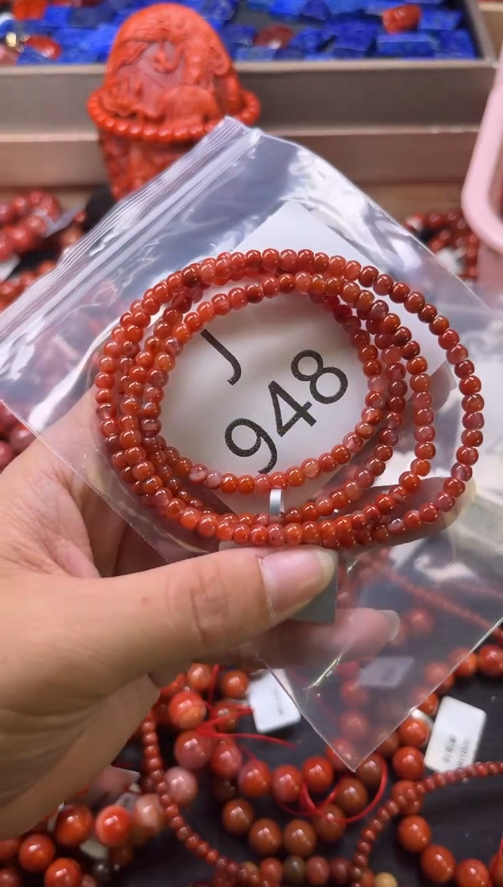 未镶嵌南红玛瑙珠宝奇石J948-4