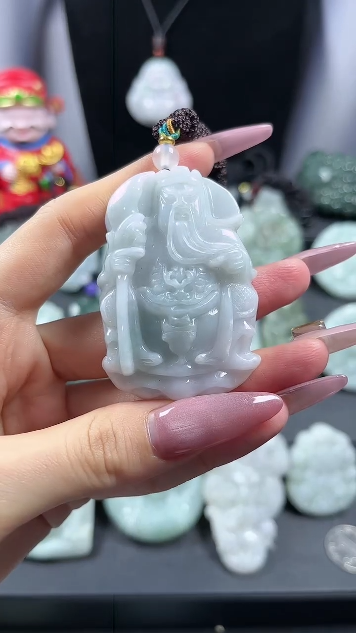 【闪购商品】翡翠颈饰未镶嵌关公