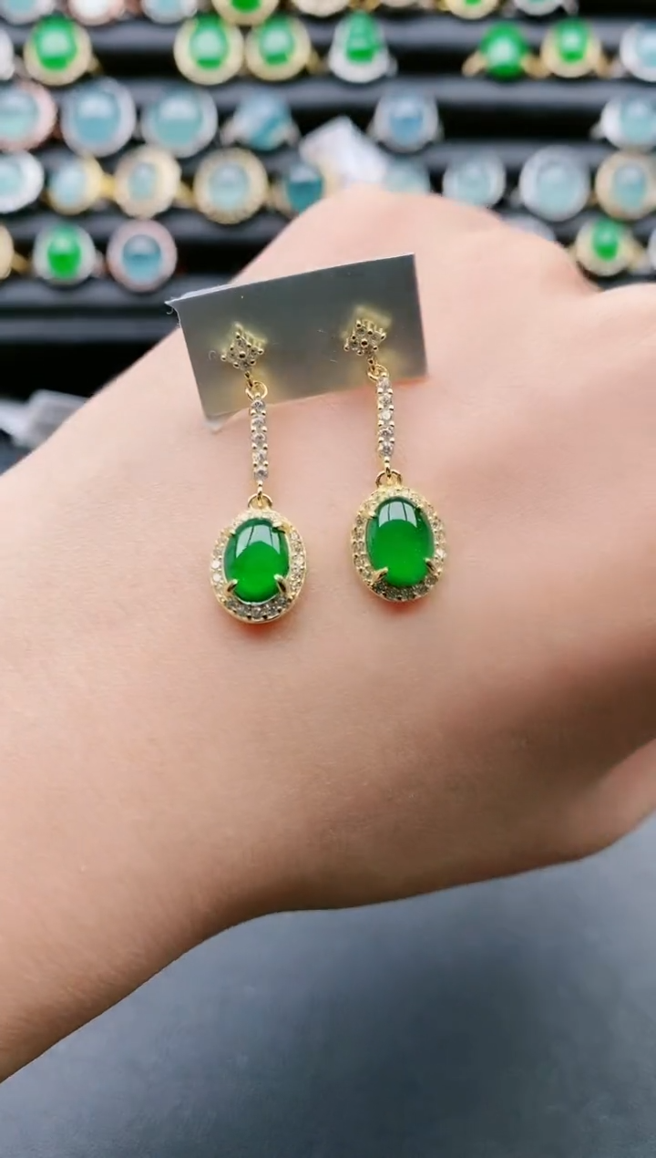 【闪购商品】翡翠戒指银S925镶嵌1111111