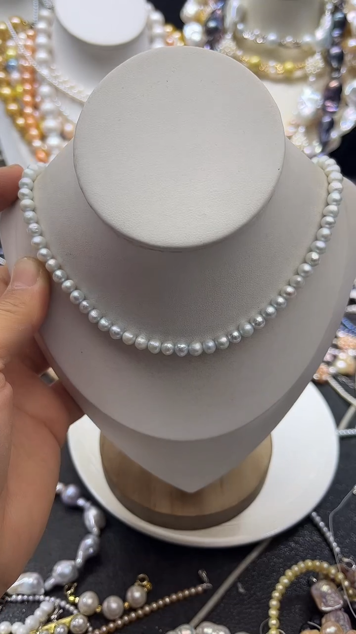 颈饰未镶嵌淡水珍珠多人