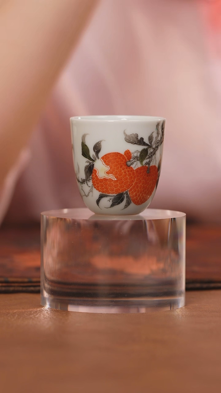 佳凝陶瓷推荐好物@@荔枝聚香杯
