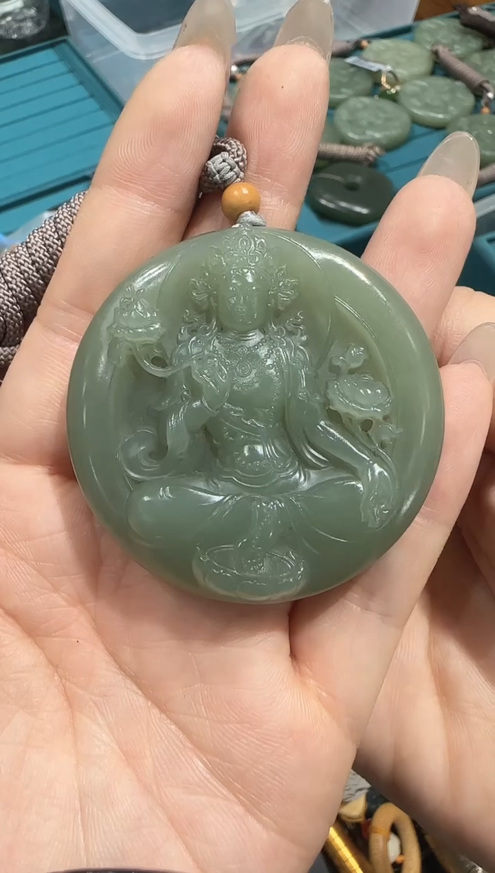 【闪购商品】和田玉吊坠/多样性发未镶嵌R193