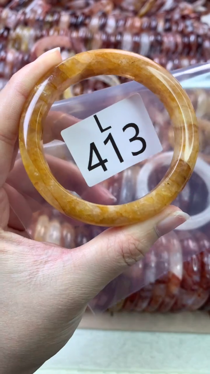 【闪购商品】水晶水晶手镯L未镶嵌413-56