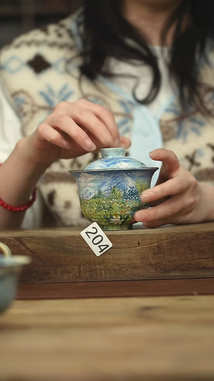 设计师手作款！！石一盖碗