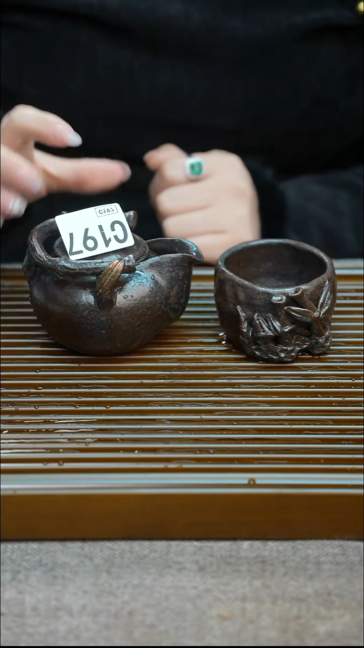 手工粗陶茶具每只不一样