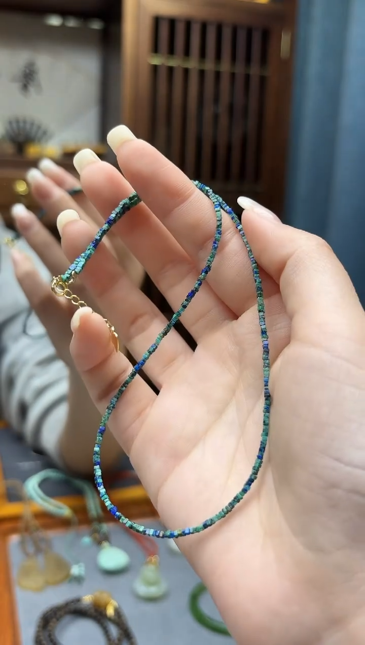 未镶嵌颈饰玛瑙/玉髓玛瑙小米珠项链ZD