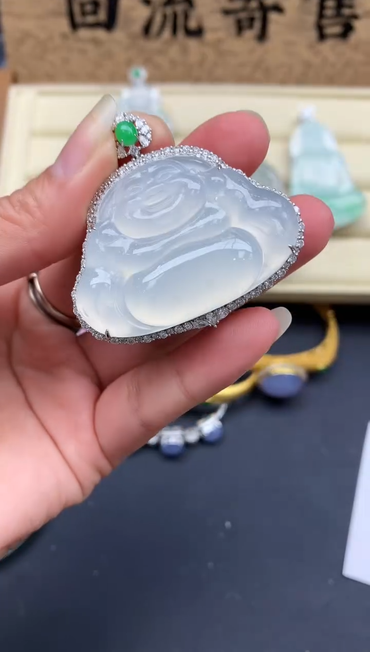 【闪购商品】翡翠颈饰18K金镶嵌707-中国好珍宝