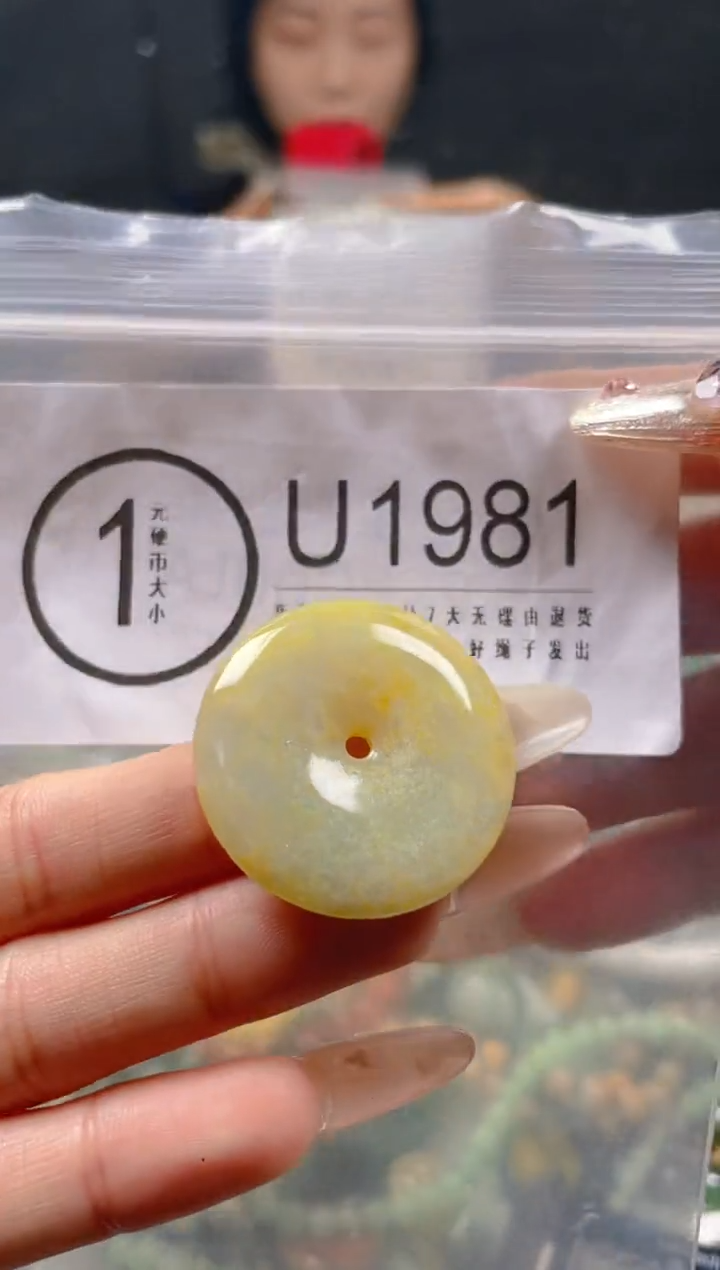 【闪购商品】翡翠颈饰未镶嵌/U/翡翠A货一图一物