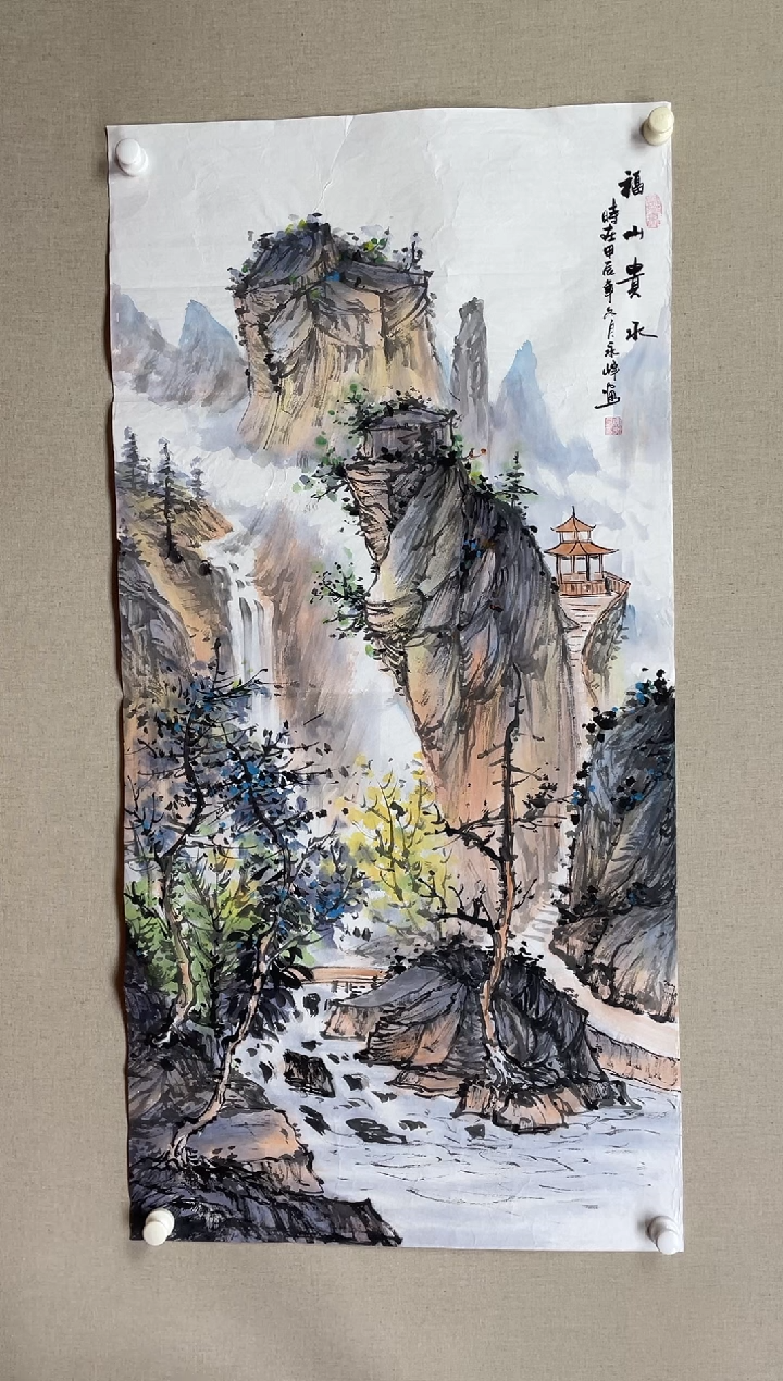 国画138*68 谢永峰 谢永峰 谢永峰 谢永峰