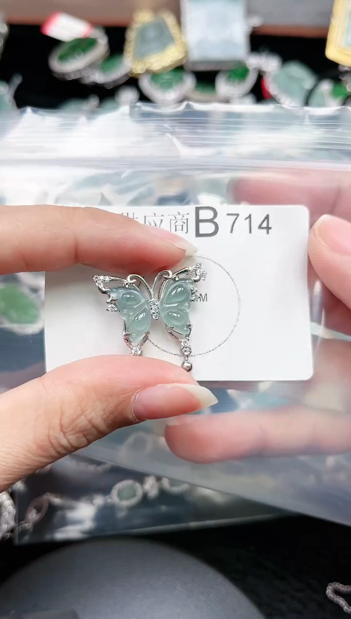 【闪购商品】翡翠颈饰未镶嵌714赠皮绳