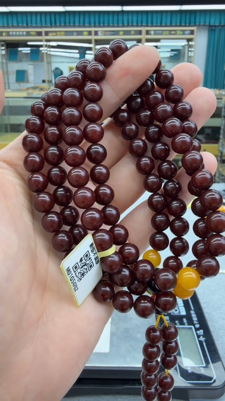 未镶嵌颈饰琥珀141秒拍号 假一罚三