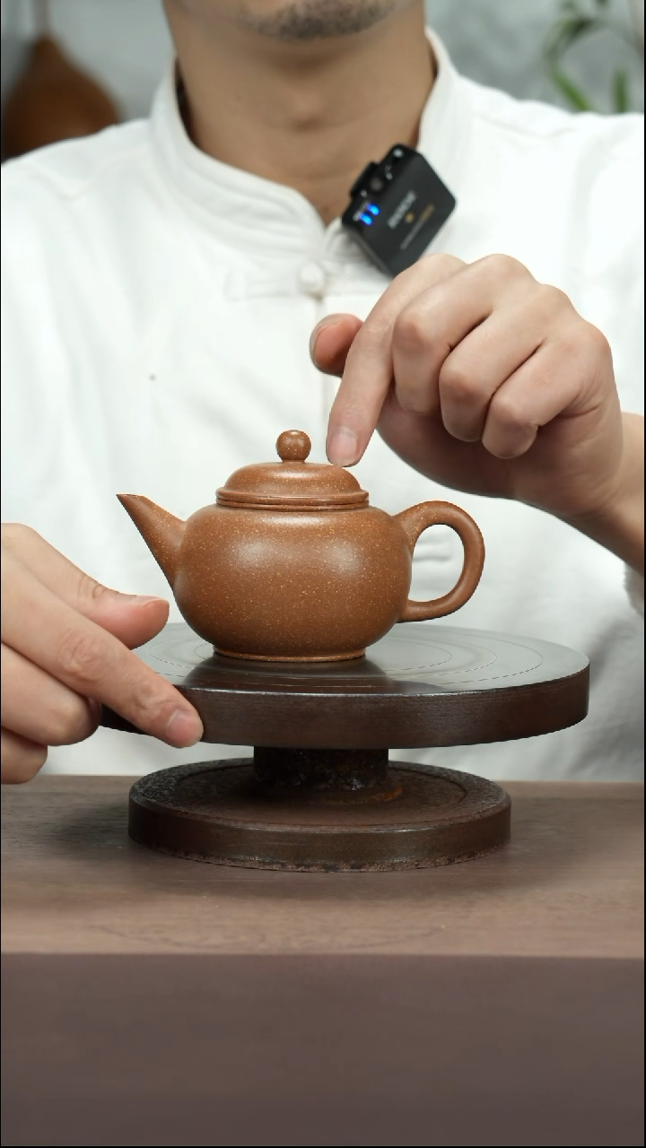 【闪购商品】紫砂茶壶蟹黄段水平