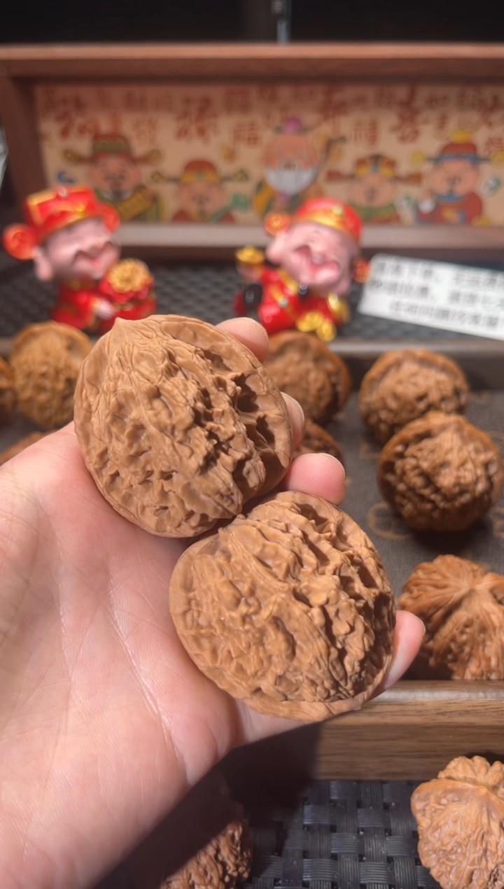 把件文玩核桃麦穗虎头43