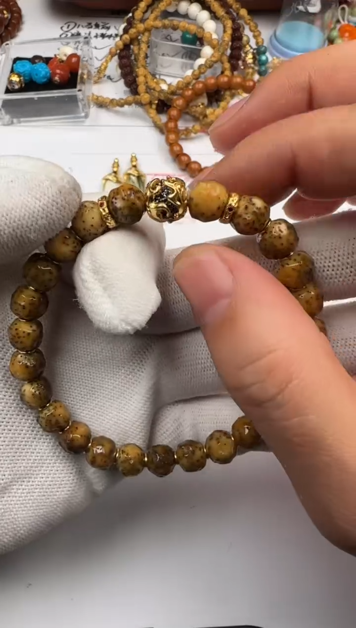 手串菩提未镶嵌星月菩提 手串