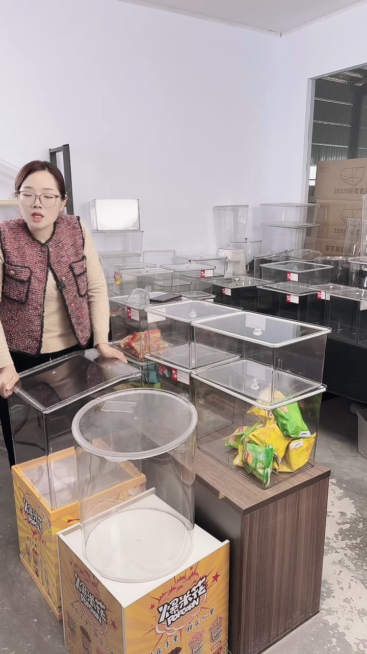 钢化玻璃盖子款方桶+底座2套1铲 物流自提