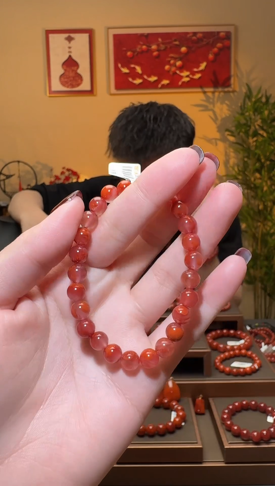 【闪购商品】南红玛瑙手串未镶嵌一条约7mm 多样性发货