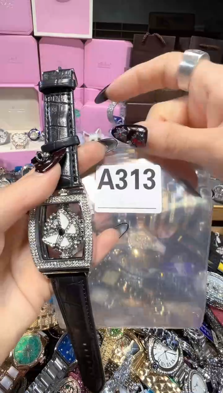 石英机芯不锈钢不锈钢直播定闪专用