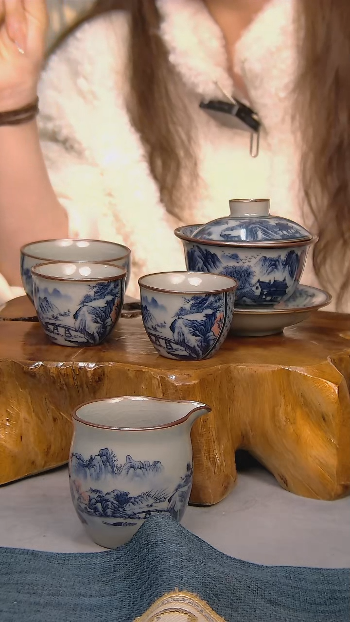 【闪购商品】简装家用款5件套 陶瓷家用茶具系列