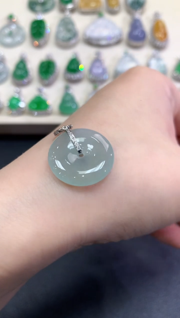 【闪购商品】翡翠颈饰18K金镶嵌B10  多样性一件发货 