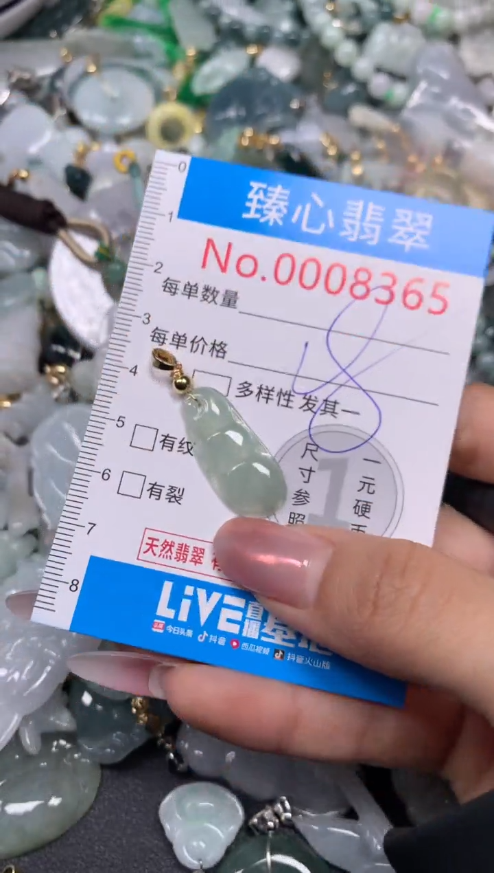 【闪购商品】翡翠颈饰未镶嵌含绳0008365