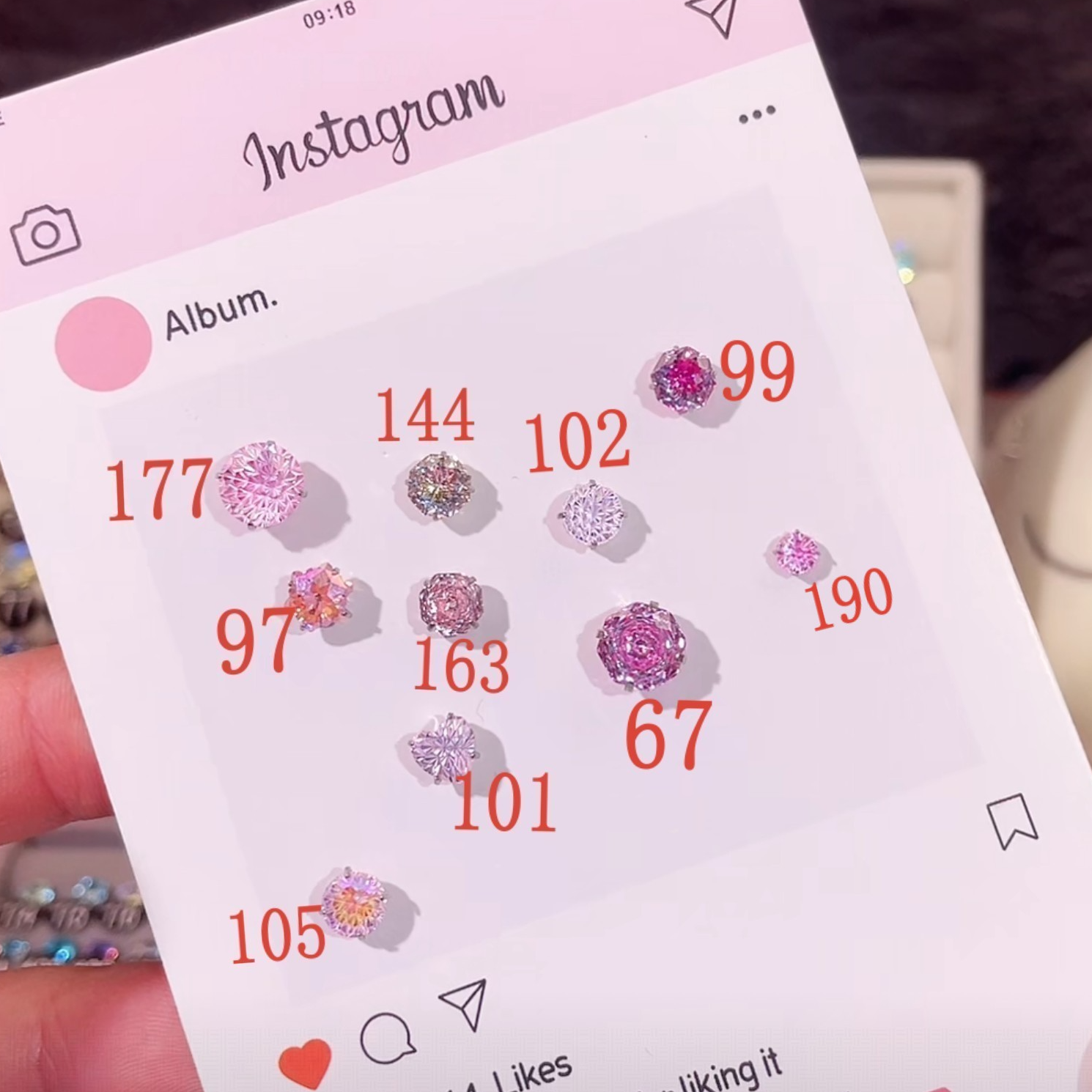 钛合金锆石耳饰 85号~224号耳骨钉补价直播专用