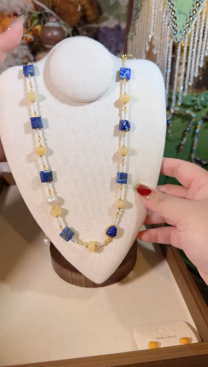 未镶嵌青金石项链015