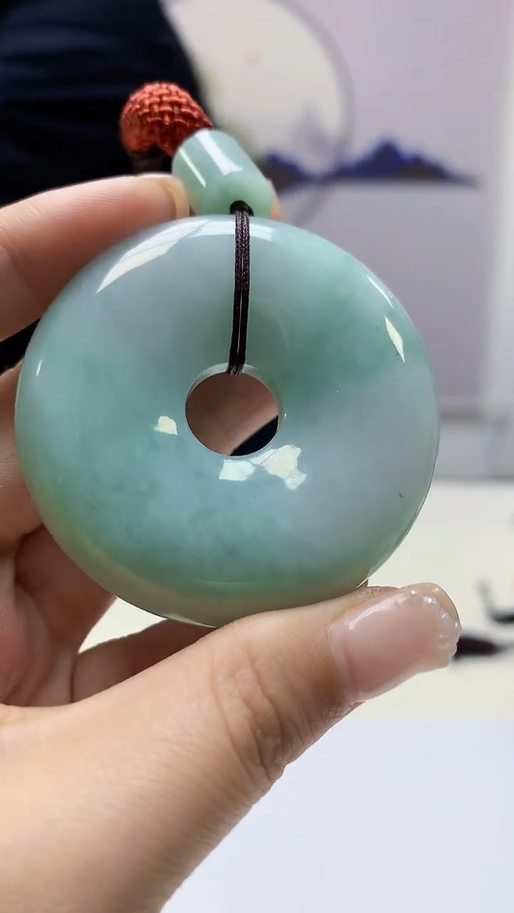 【闪购商品】定制翡翠未镶嵌4969ms-毛货25扣子