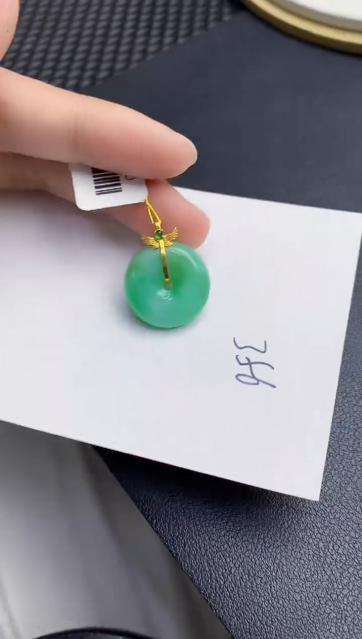 【闪购商品】翡翠颈饰18K金镶嵌000000000