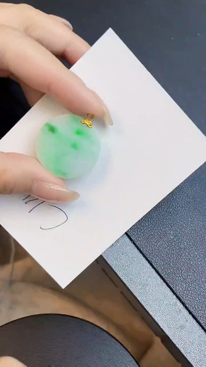 【闪购商品】翡翠耳饰18K金镶嵌00000000