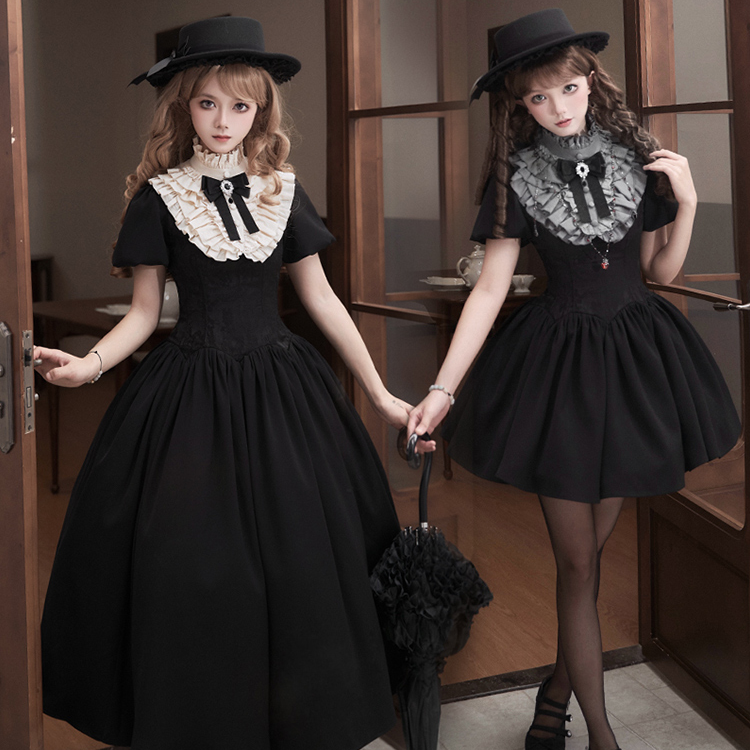 【旧约单件】withpuji原创设计 长短款op假领外套口水巾双子多穿lo