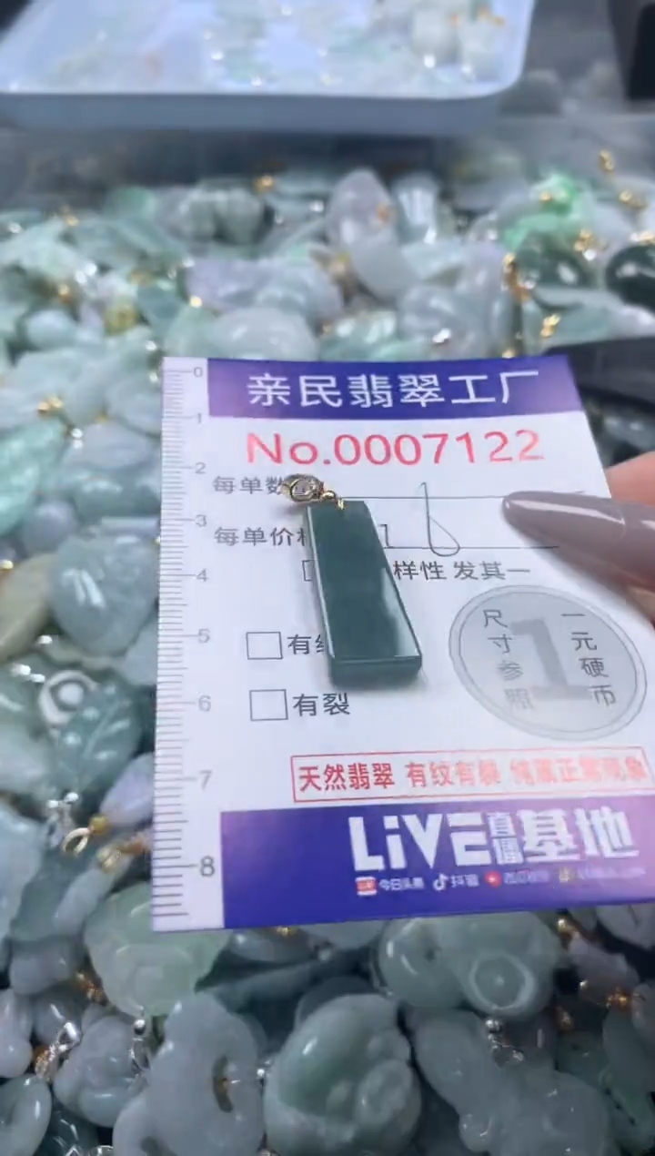 颈饰未镶嵌翡翠7122