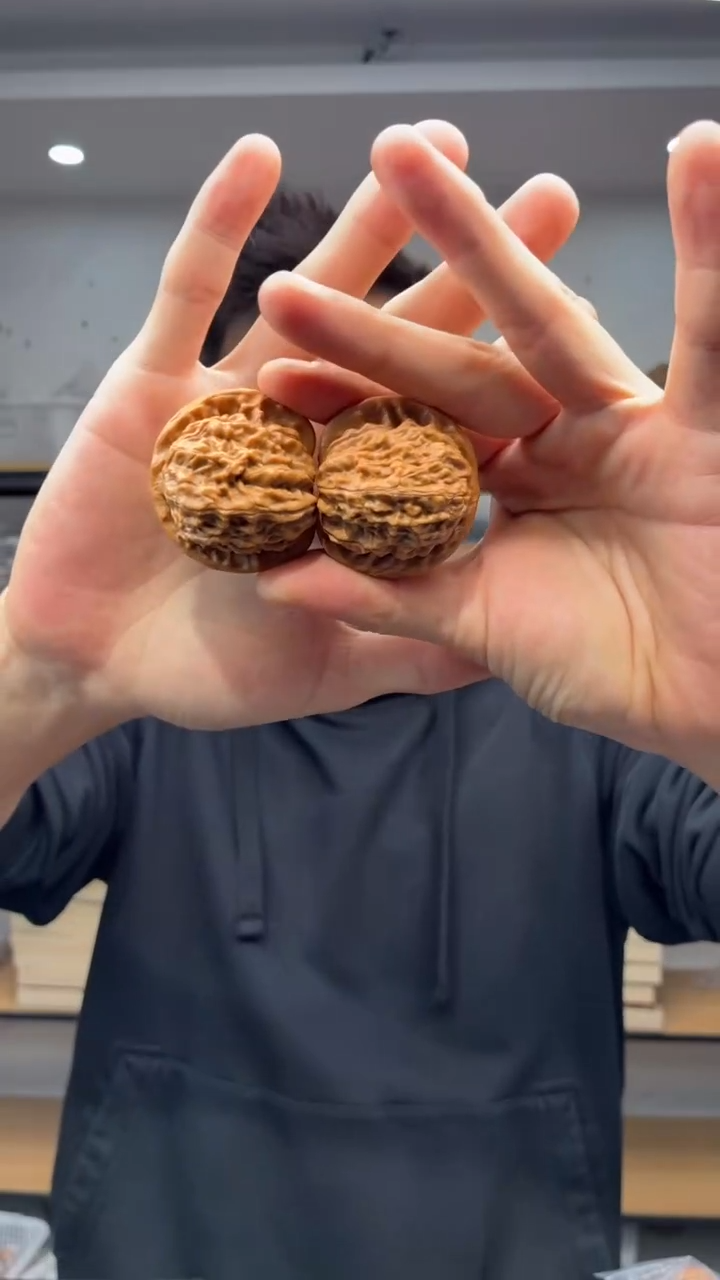 把件文玩核桃42左右蓟县元宝