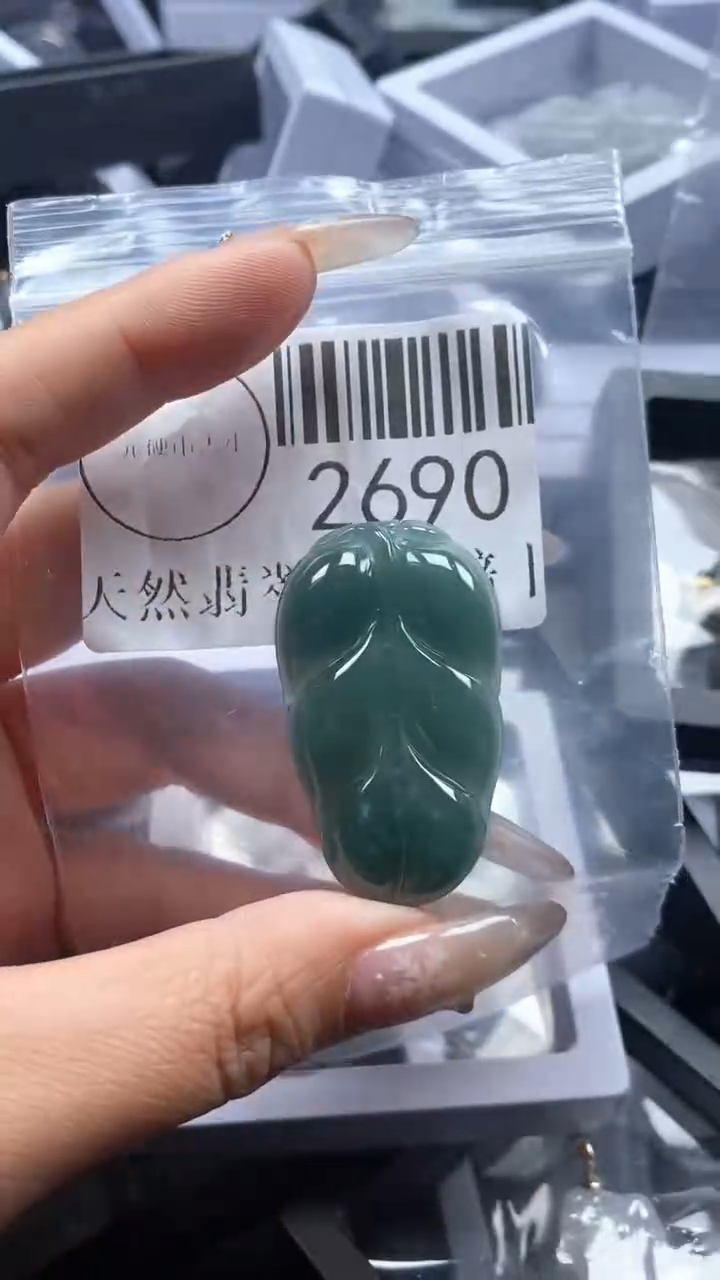 颈饰未镶嵌翡翠2690