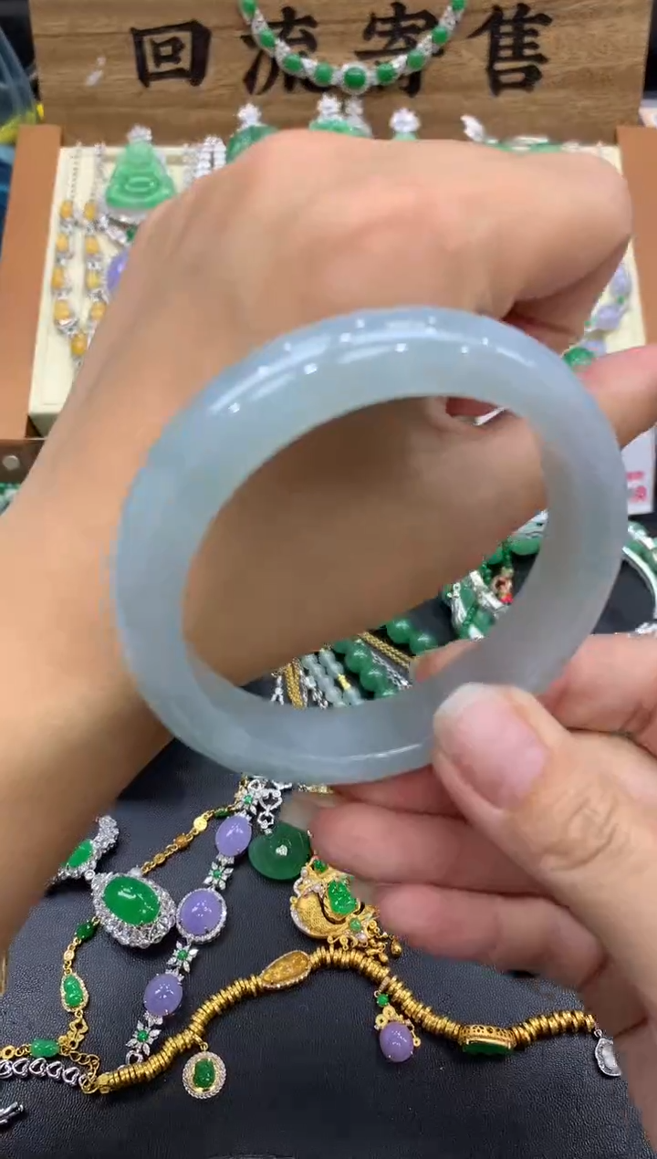 【闪购商品】翡翠手镯未镶嵌490-中国好珍宝