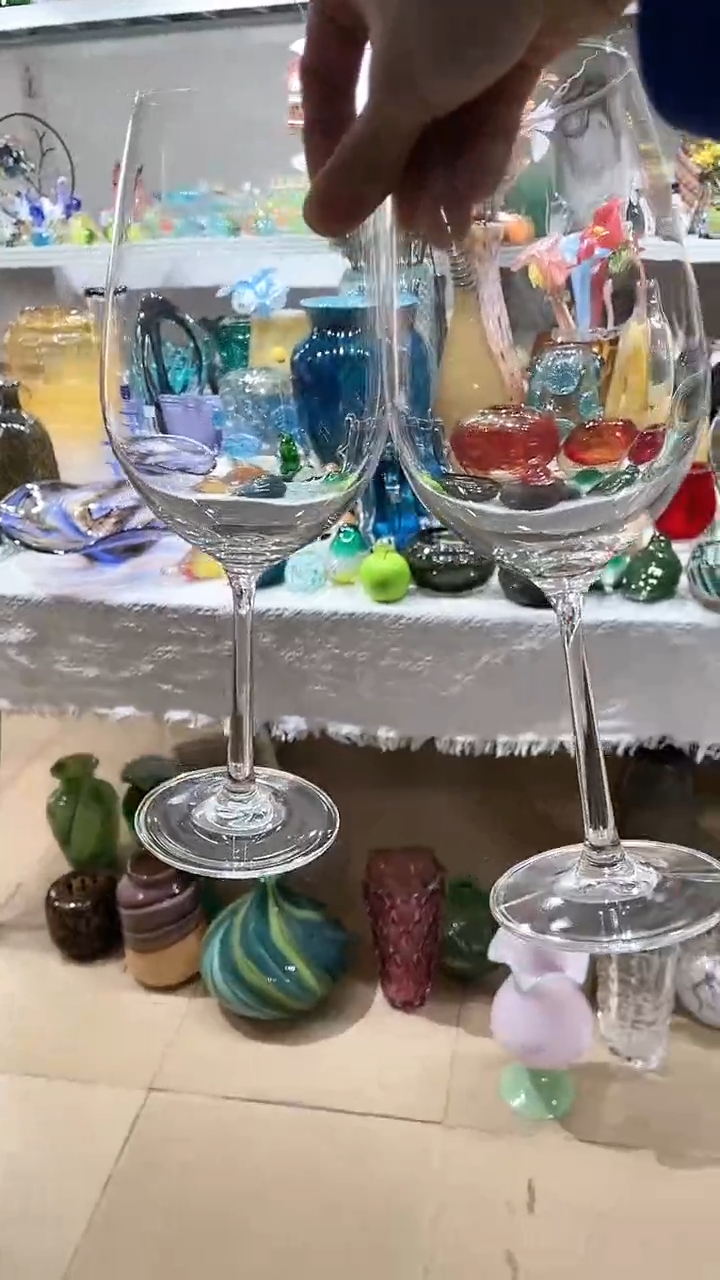 【闪购商品】水晶玻璃2只大肚波尔多红酒杯薄款