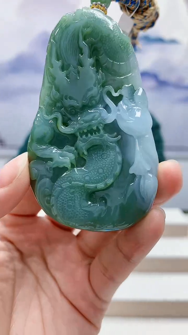 未镶嵌定制翡翠5175lr-毛货挂件40