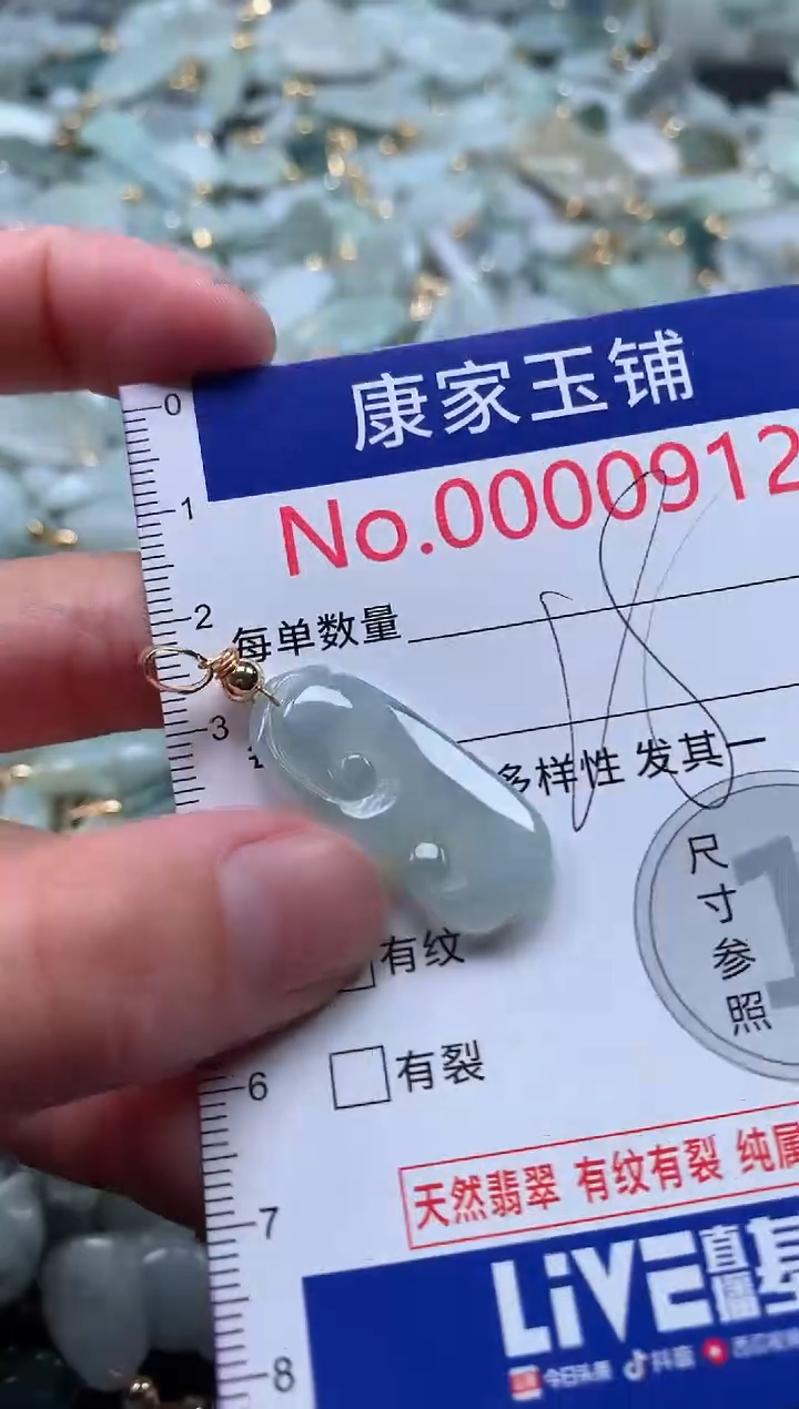 【闪购商品】翡翠吊坠(不含链)未镶嵌912