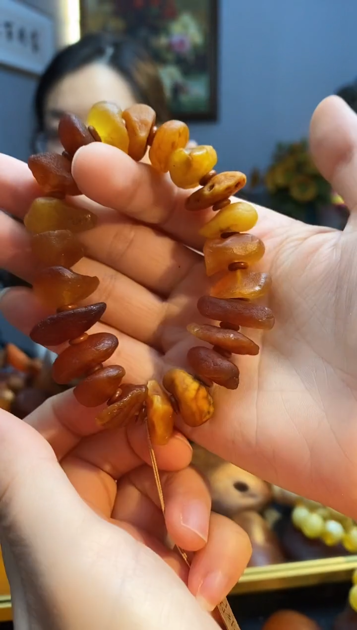 手链琥珀未镶嵌手串