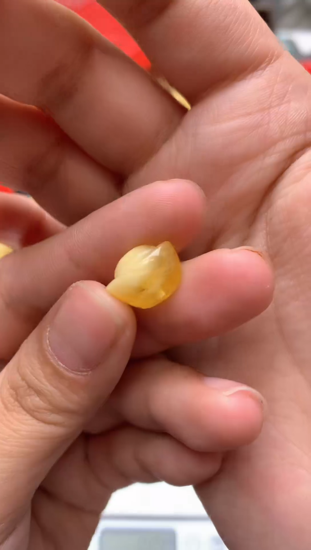 【闪购商品】琥珀珠宝奇石未镶嵌011琥珀蜜蜡微瑕花粉小坑气泡