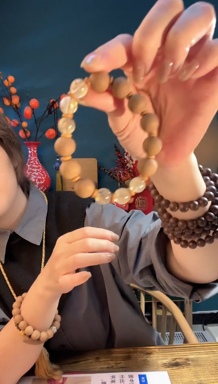 【闪购商品】泥塑散结香方 1.2素珠9颗 （设计款）