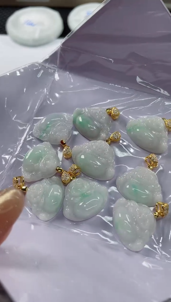 颈饰未镶嵌翡翠（多样性发一件）