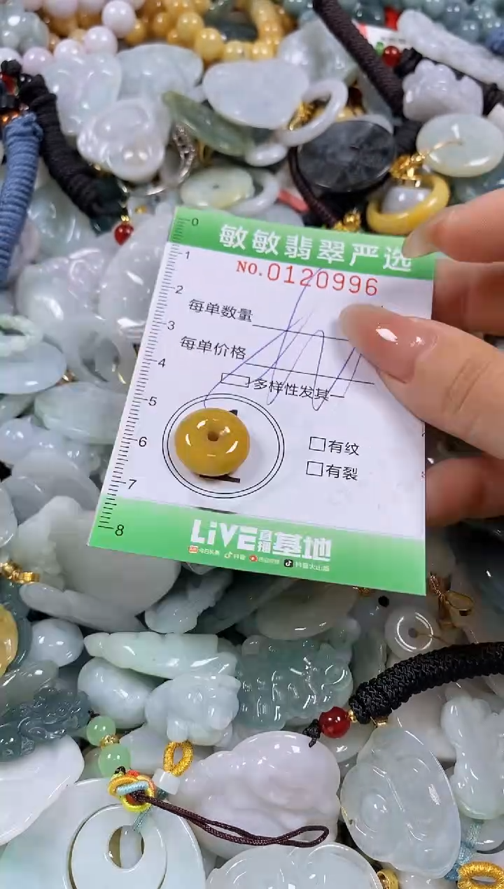 【闪购商品】翡翠颈饰未镶嵌闪购0120996多样性发其一