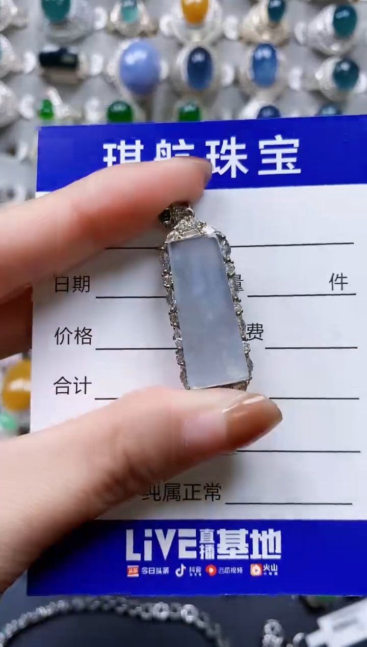 【闪购商品】翡翠颈饰银S925镶嵌0824