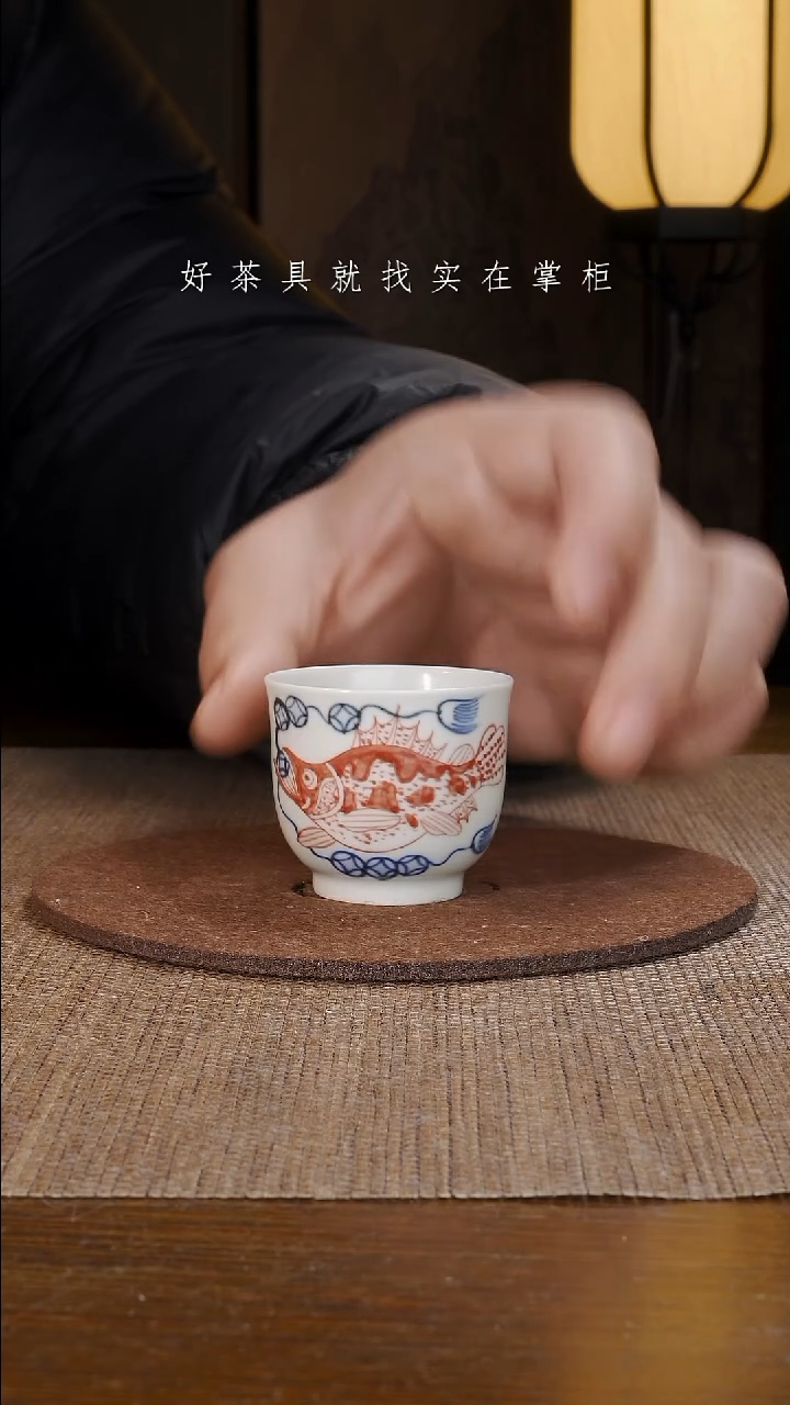 【闪购商品】摆件景德镇手工手绘茶具大器宛成