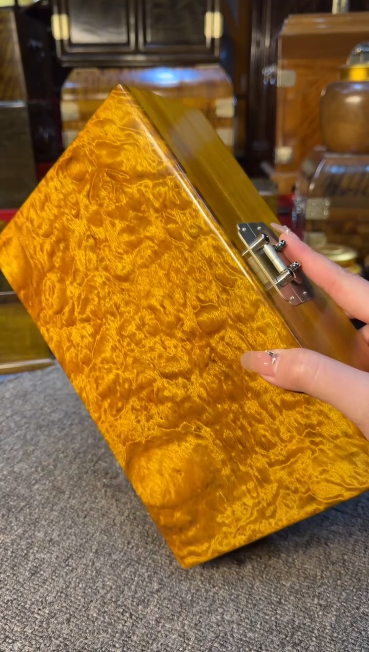 【闪购商品】乌木类成套家具金丝楠木首饰盒Y44