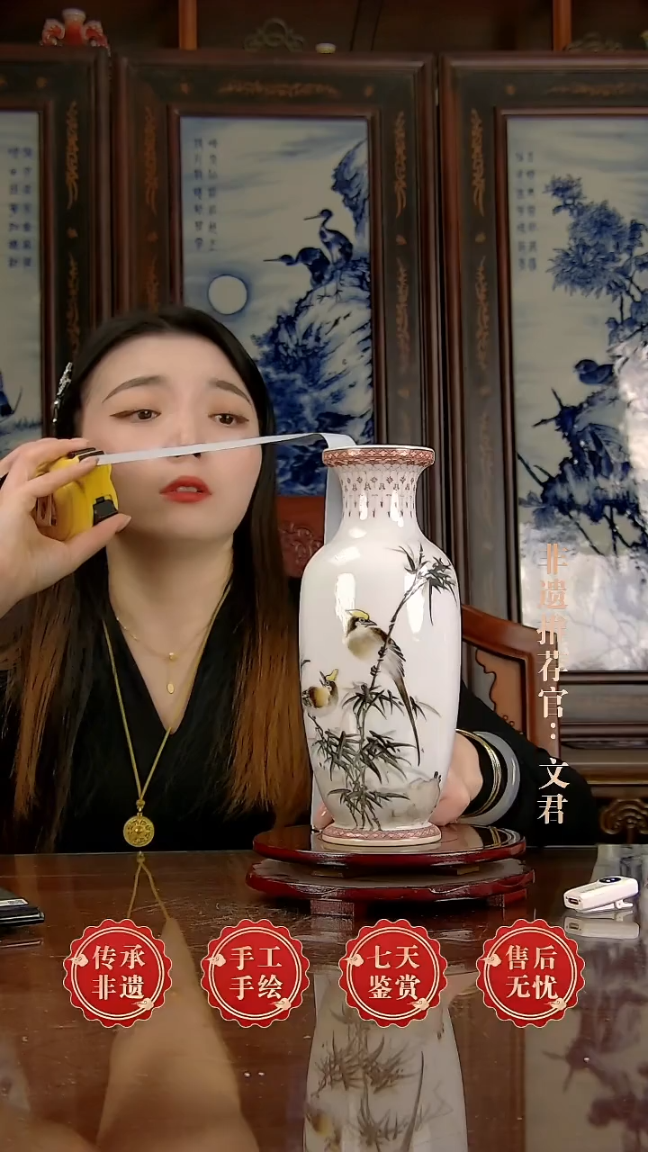 摆件陶景德镇陶瓷证书J321