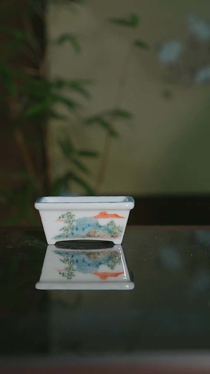 【闪购商品】摆件手工手绘内口5.3*6.5高3.3深