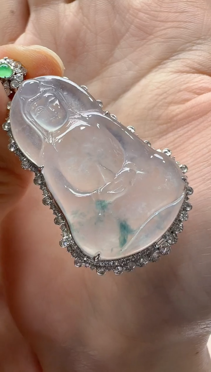 【闪购商品】翡翠吊坠(不含链)18K金镶嵌多样性团购发一件