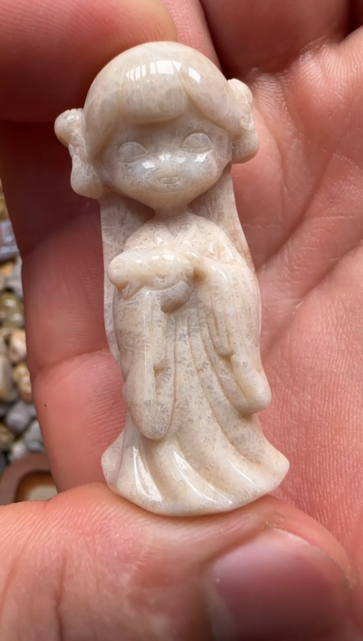 【闪购商品】硅化珊瑚（珊瑚玉）颈饰未镶嵌724