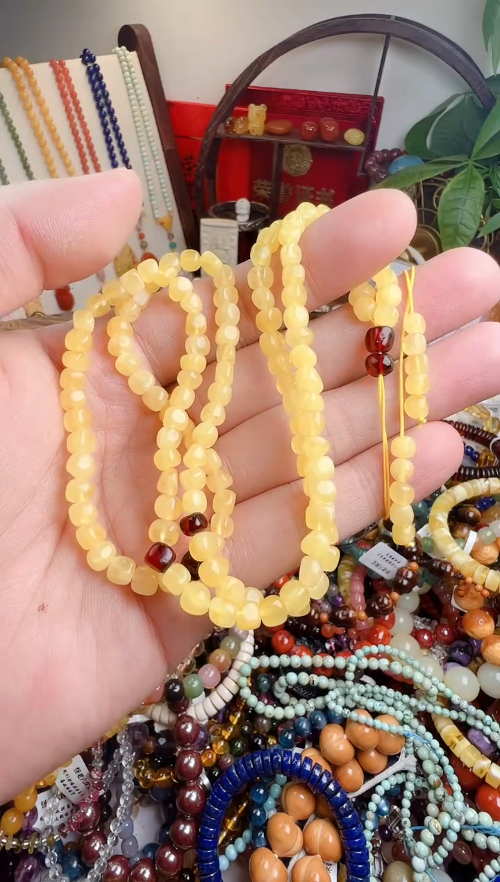 手链蜜蜡未镶嵌@****姐一物一件）000604